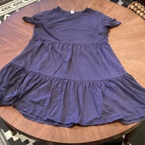 Old Navy Casual Blue Tiered Dress EUC